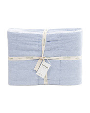Made In Portugal Linen Blend Denim Comforter | TJ Maxx