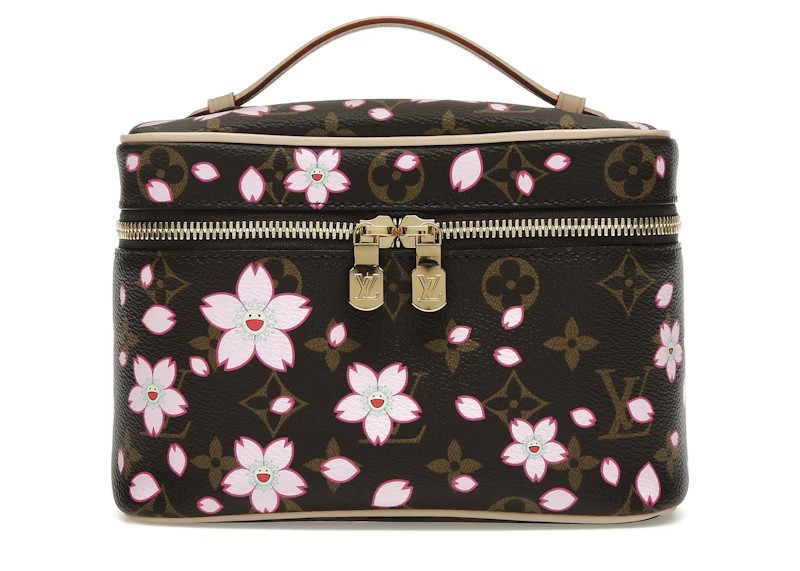 Women's Louis Vuitton x Takashi Murakami Nice Mini in Sakura Brown | StockX