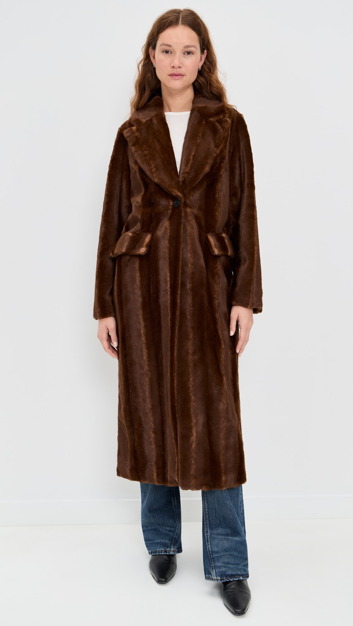 Long Faux Fur Coat | Shopbop