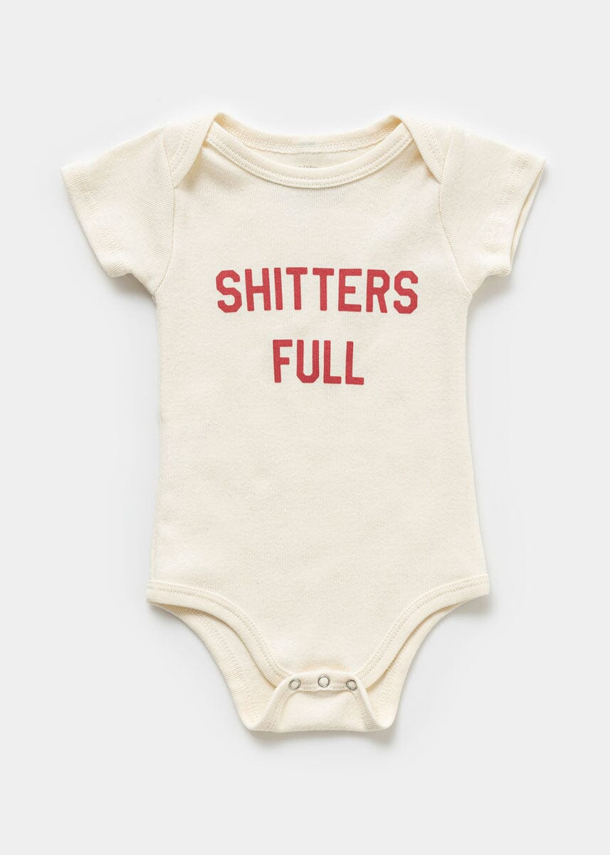 Shitters Full Onesie - Natural | Alice & Wonder