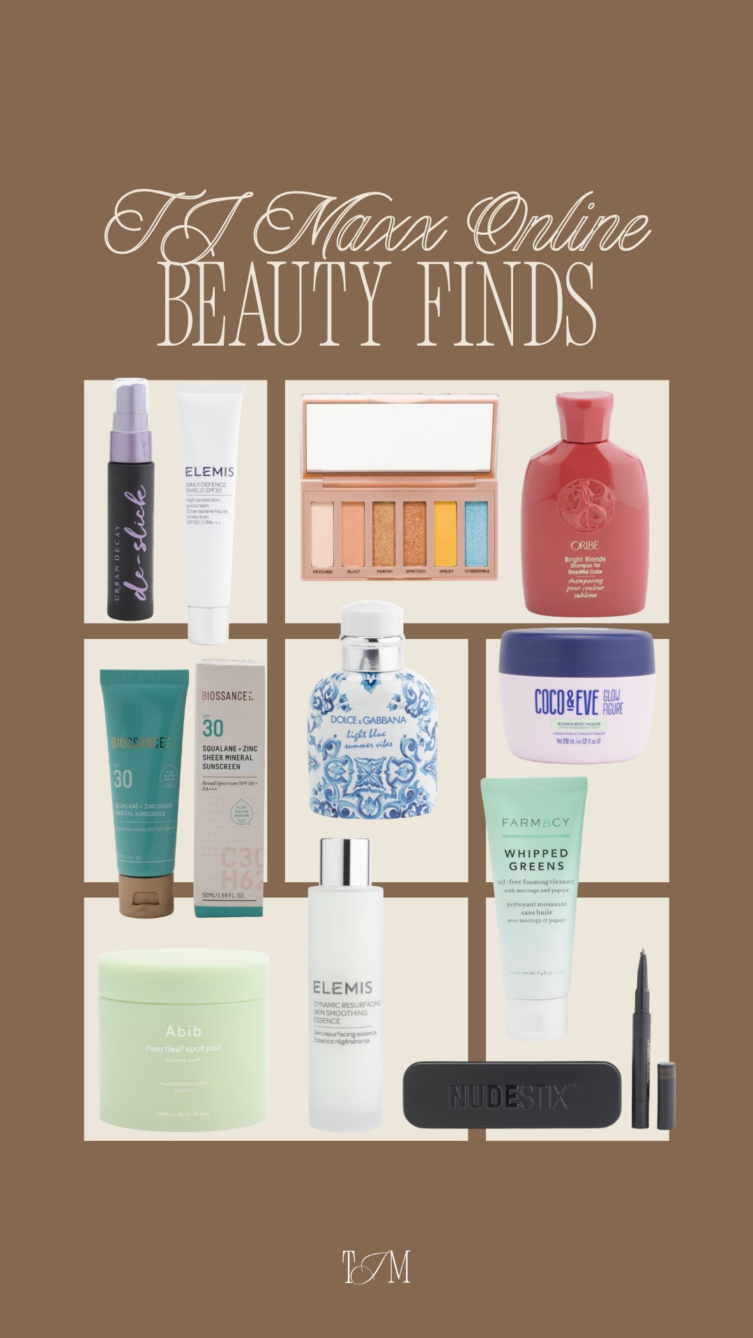 TJ Maxx beauty has been unreal lately and these finds are too good not to share 🤍 I’m seeing the viral Heartleaf spot pads (so luxe for less), the Dolce & Gabbana Light Blue perfume, Biossance SPF for spring break prep, and the prettiest everyday Urban decay eyeshadow palette that would be perfect for soft glam date nights. High-end brands, discounted prices, and the kind of finds that disappear fast online!
easter basket stuffers, spring outfits, vacation outfits beach, date night outfits, resort wear 2026, plus size fashion, business casual workwear, work outfits, tjmaxx beauty finds, marshalls beauty, affordable luxury skincare, designer fragrance for less, spring beauty refresh, clean skincare routine 

 #LTKdayinmylife #LTKSaleAlert #LTKBeauty