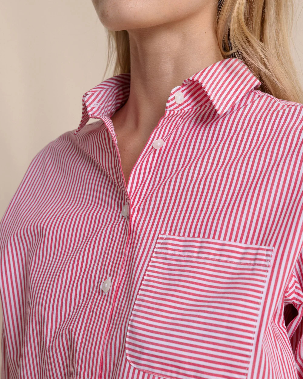 Katherine Stripe Shirt | Southern Tide