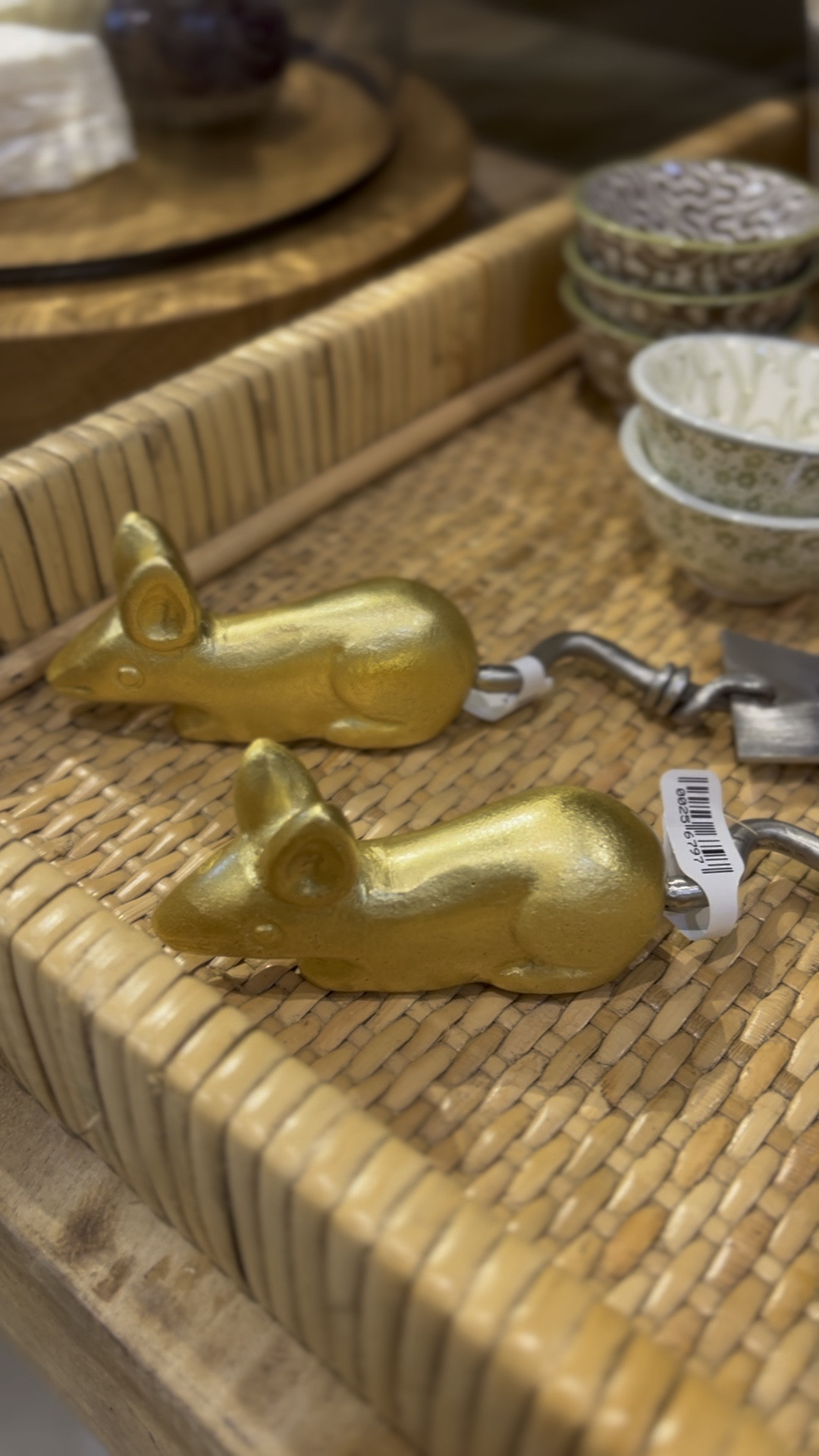 Gold stainless steel cheese knives shape of mice handles. Charcuterie board knives. Kitchen. Serveware. 

#LTKFindsUnder50 #LTKVideo #LTKHome