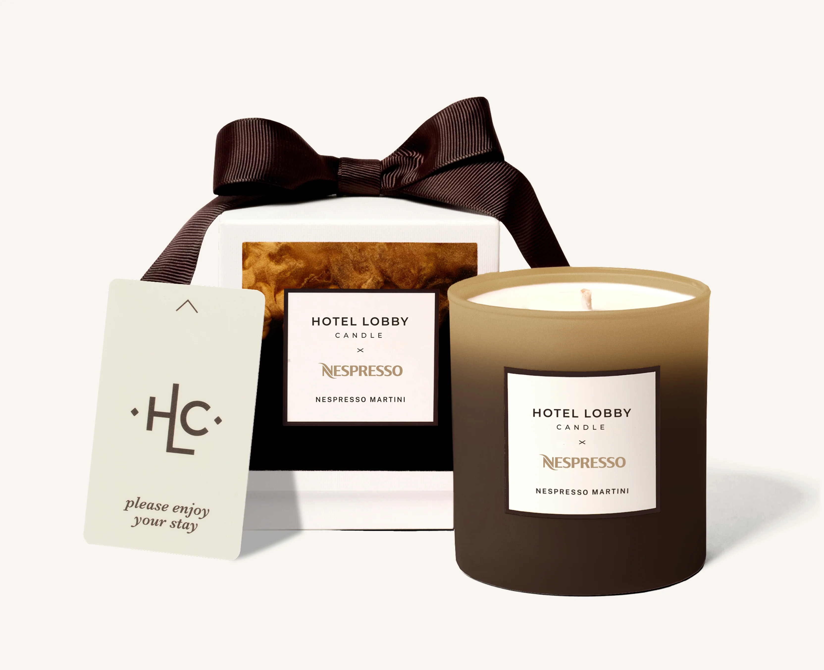 Nespresso Martini Candle | Hotel Lobby Candle