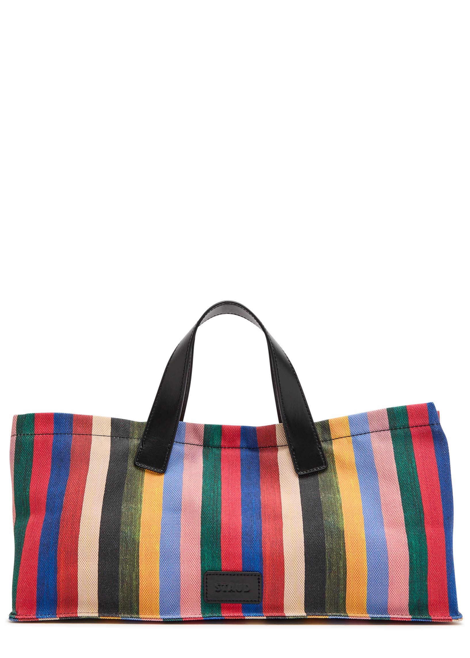 Port striped leather and canvas tote | Harvey Nichols