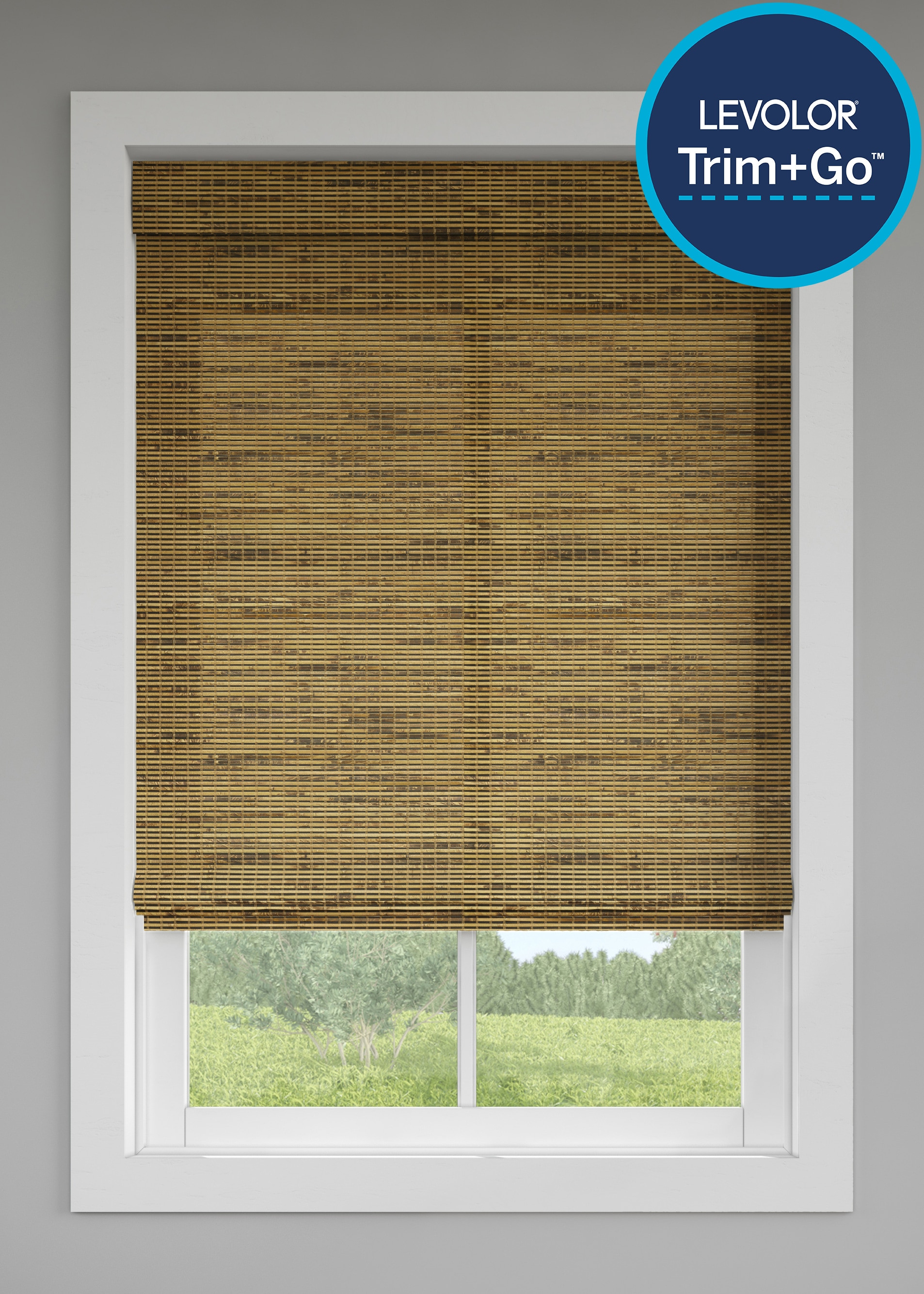 LEVOLOR 36-in x 64-in Tatami Light Filtering Cordless Roman Shade | Lowe's