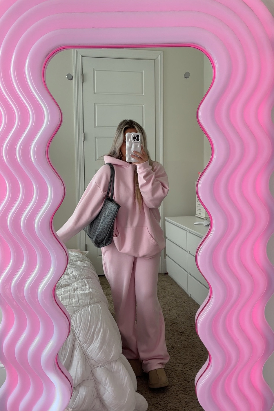 OOTD skims sweats set - wearing size M in oversized hoodie + straight leg sweats💓

Skims cherry blossom, skims Valentine’s Day release, pink skims, two piece set, comfy outfit inspo, pink hoodie, pink cozy outfit, winter-spring transitional outfit, uggs, ugg Tasman outfit, goyard tote bag, Goyard outfit inspo, pink aesthetic, ultrafragola LED full body mirror #LTKFind 

#LTKMostLoved #LTKGiftGuide #LTKmidsize #LTKhome #LTKstyletip