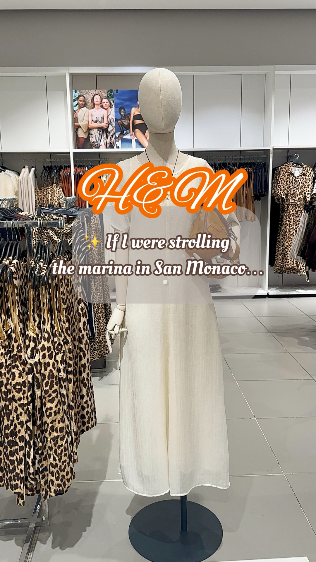 A dress made for golden hours and quiet mornings by the sea 🌊✨ This soft ivory beauty from H&M is giving ‘I live in San Monaco and sip espresso by the port’ energy. Minimal yet feminine, and perfectly styled with a structured brown bag for contrast. Save this look for your next summer escape.

#HMSummer2025 #EuroSummerVibes #SanMonacoStyle #FeminineStyle #SummerDresses #VacationWardrobe #MinimalChic #MarinaWalks #ResortLook #ElegantOutfit #HMFashion #LTKSummerStyle #OOTD #ShopWithMe #SoftGirlStyle #NeutralOutfits