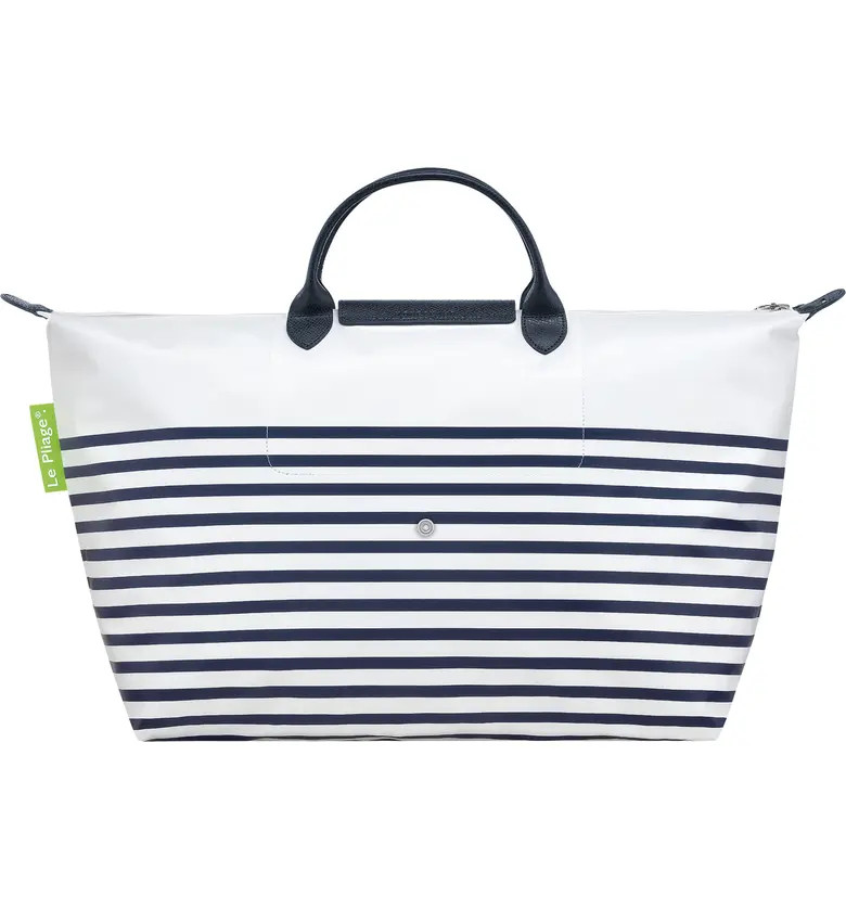 Le Pliage Marinière Recycled Nylon Canvas Travel Bag | Nordstrom