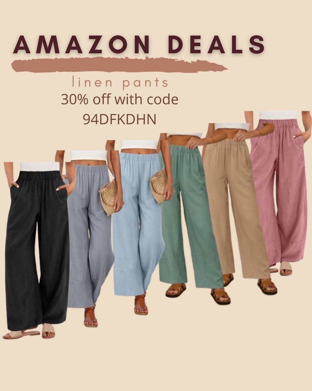 $20 ends 5/5

Amazon fashion
Amazon deals
Trouser pants
Linen blend pants
Wide leg pants
Comfy pants


#LTKSaleAlert