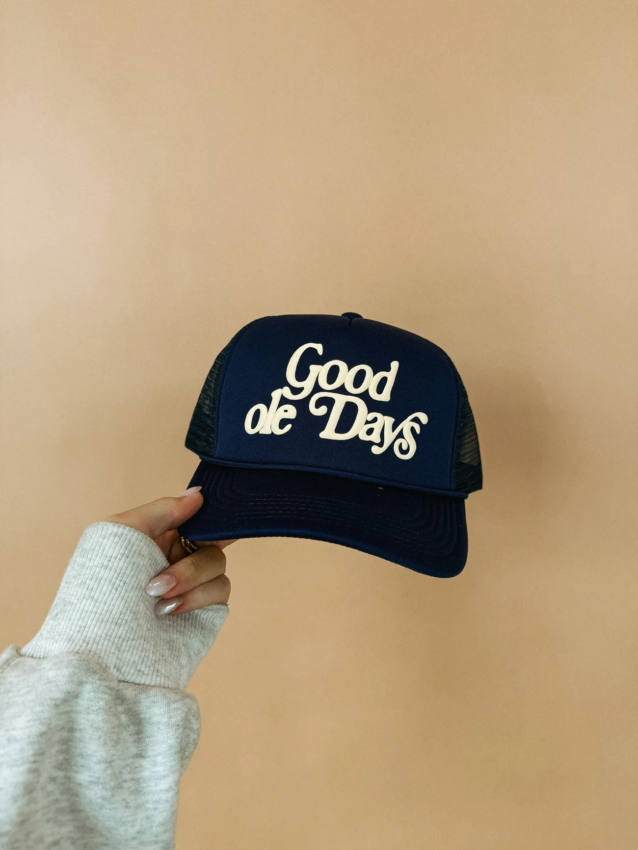 ETTA OG | good ole days trucker hat - navy | Etta+East