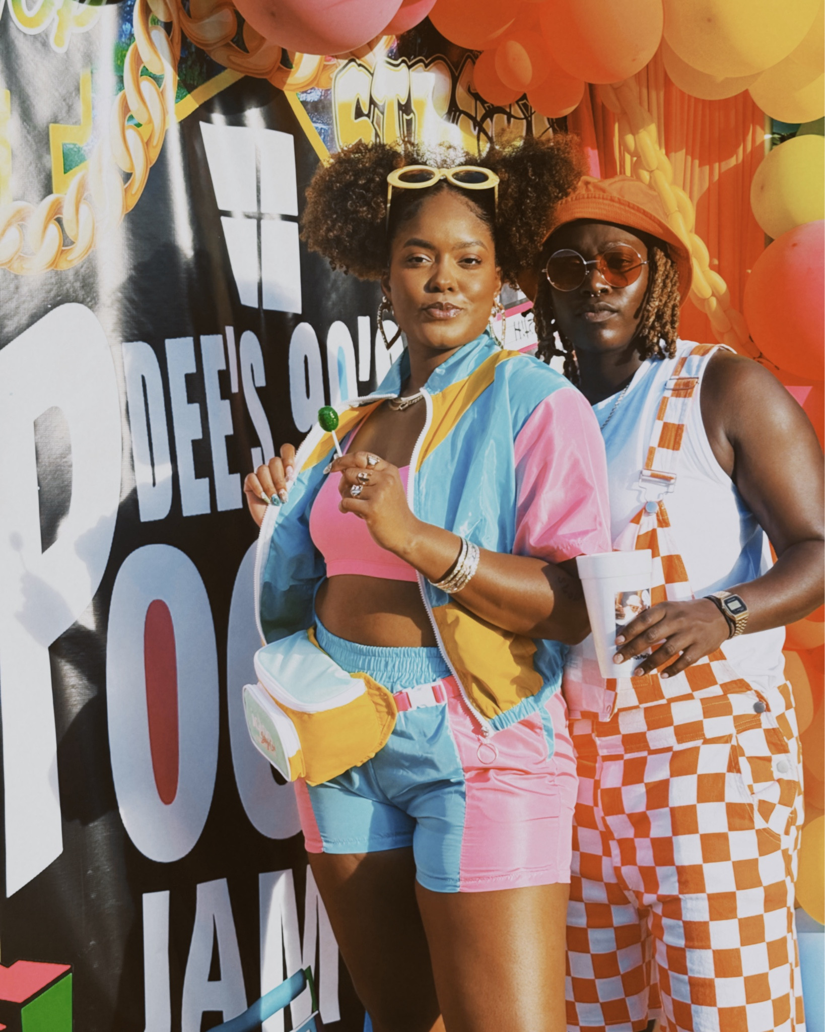The cutest 90s party fits for two 90s babies! 👾💅🏾🫟🕹️🛼 

#LTKSummerEdit #LTKSwim #LTKMidsize