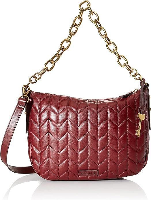 Fossil Women's Jolie Leather Crossbody Purse Handbag | Amazon (US)