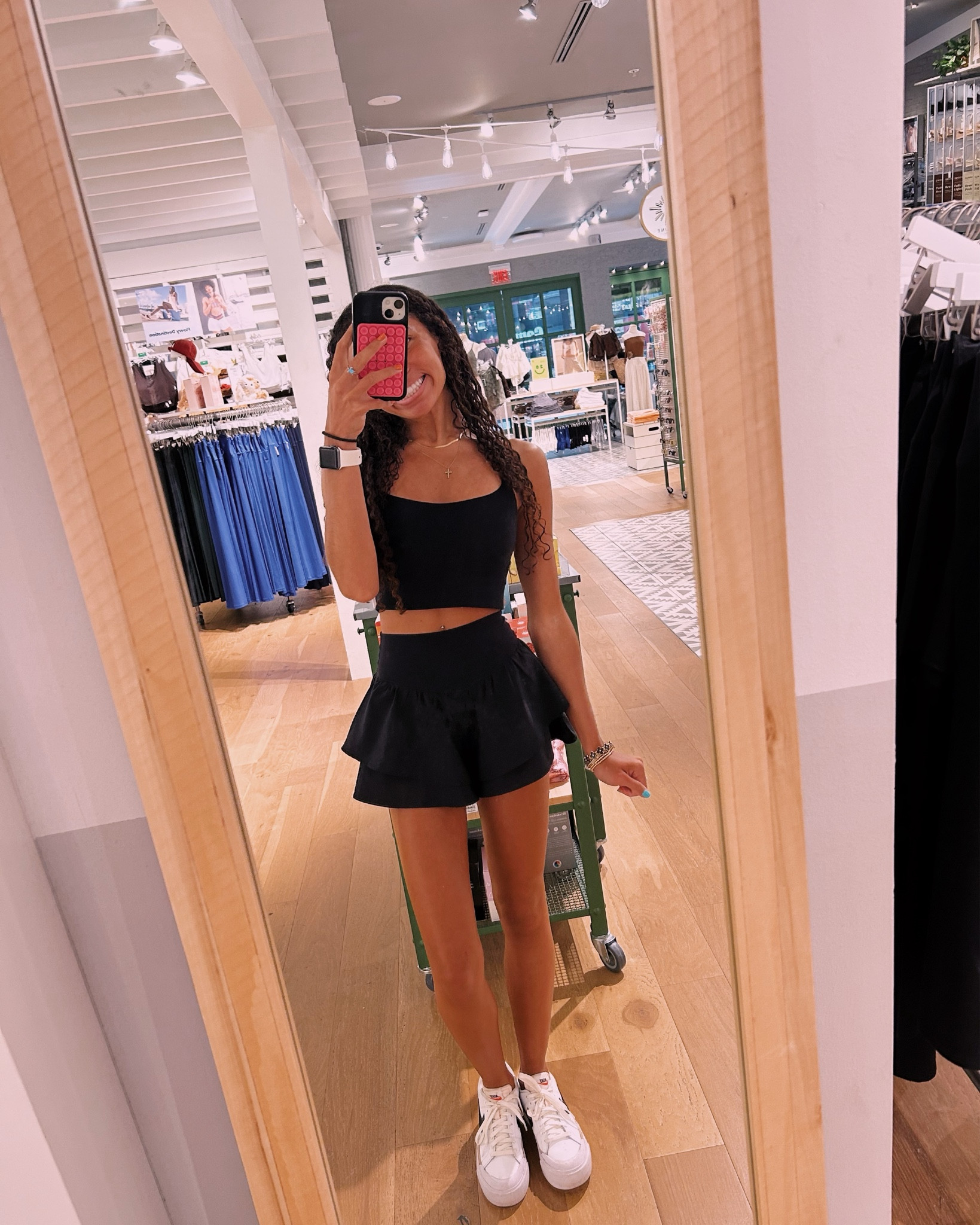 always in a matching set 🌞 loving these cutie shorts from aerie so much recently! i grabbed my usual sizing in both the top and shorts 🌺✨

#LTKSaleAlert #LTKActive #LTKSummerEdit