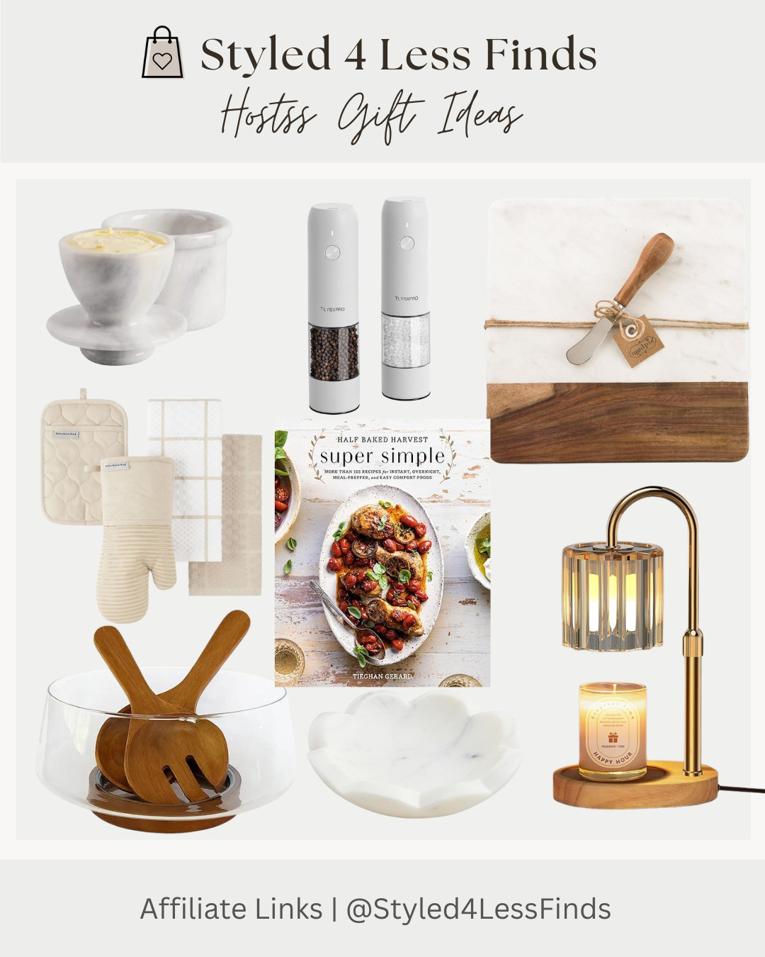 Hostess Gift Ideas 🤍
Easy, elevated finds that always impress — perfect for dinner parties, holiday hosting, or last-minute invites.

Gift-giving tip: Choose something they can use or style right away (think kitchen staples, cozy accents, or a beautiful candle). Neutral tones + timeless design = can’t go wrong. 

 #LTKhome #LTKgiftguide #LTKholiday