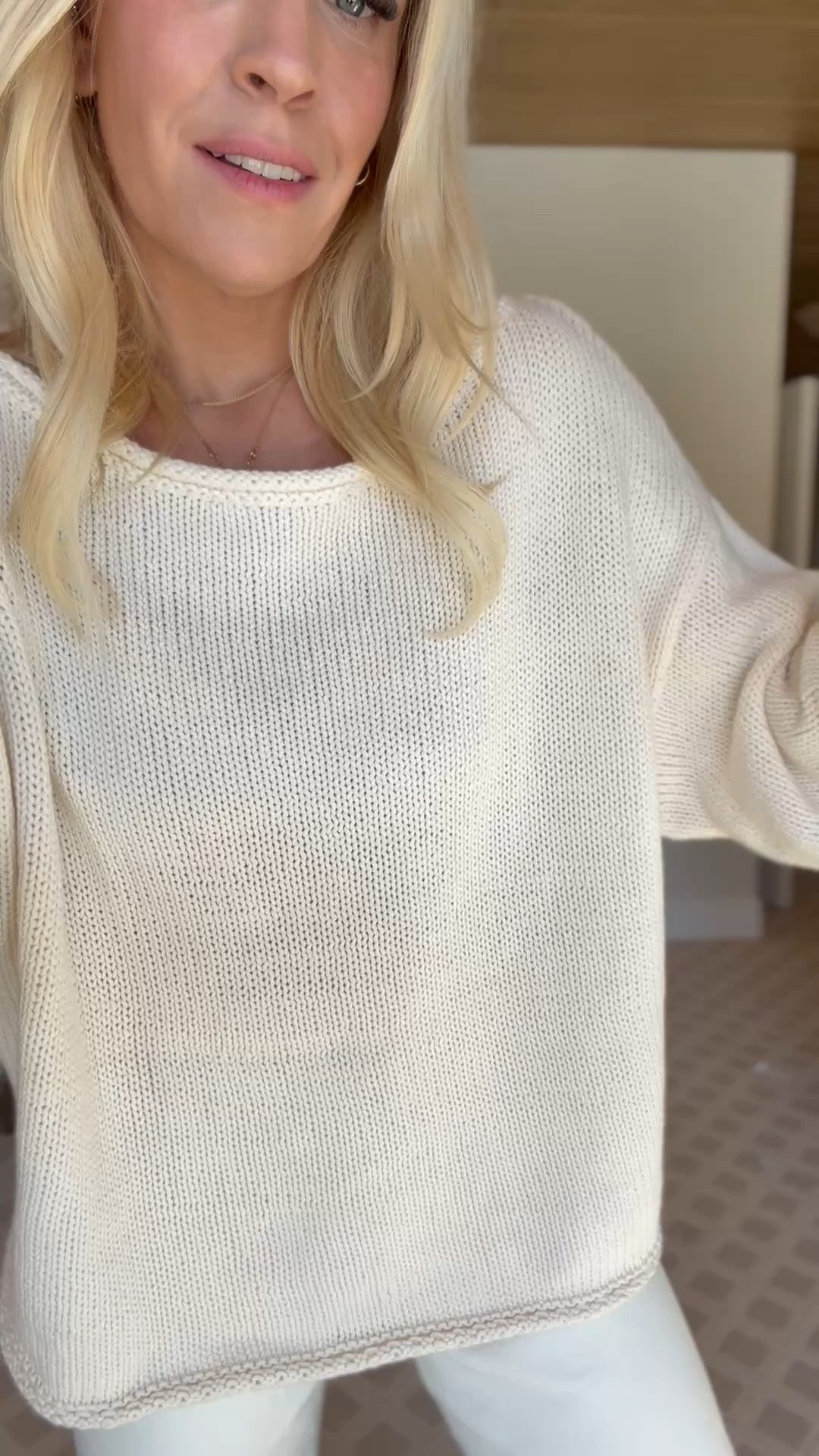 Same sweater in cream! Wearing a large!

#LTKootd #LTKgrwm #LTKdayinmylife