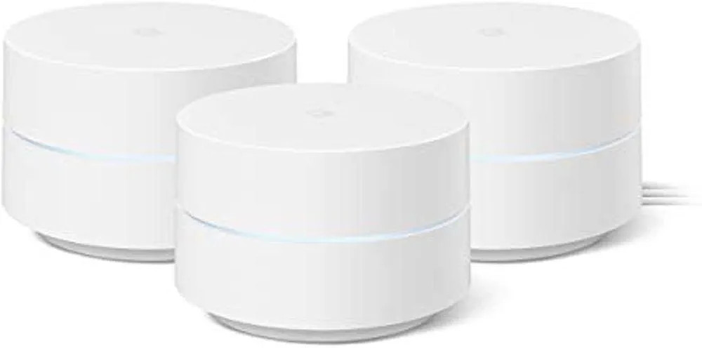 Google Wifi - AC1200 - Mesh WiFi System - Wifi Router - 4500 Sq Ft Coverage - 3 pack | Amazon (US)