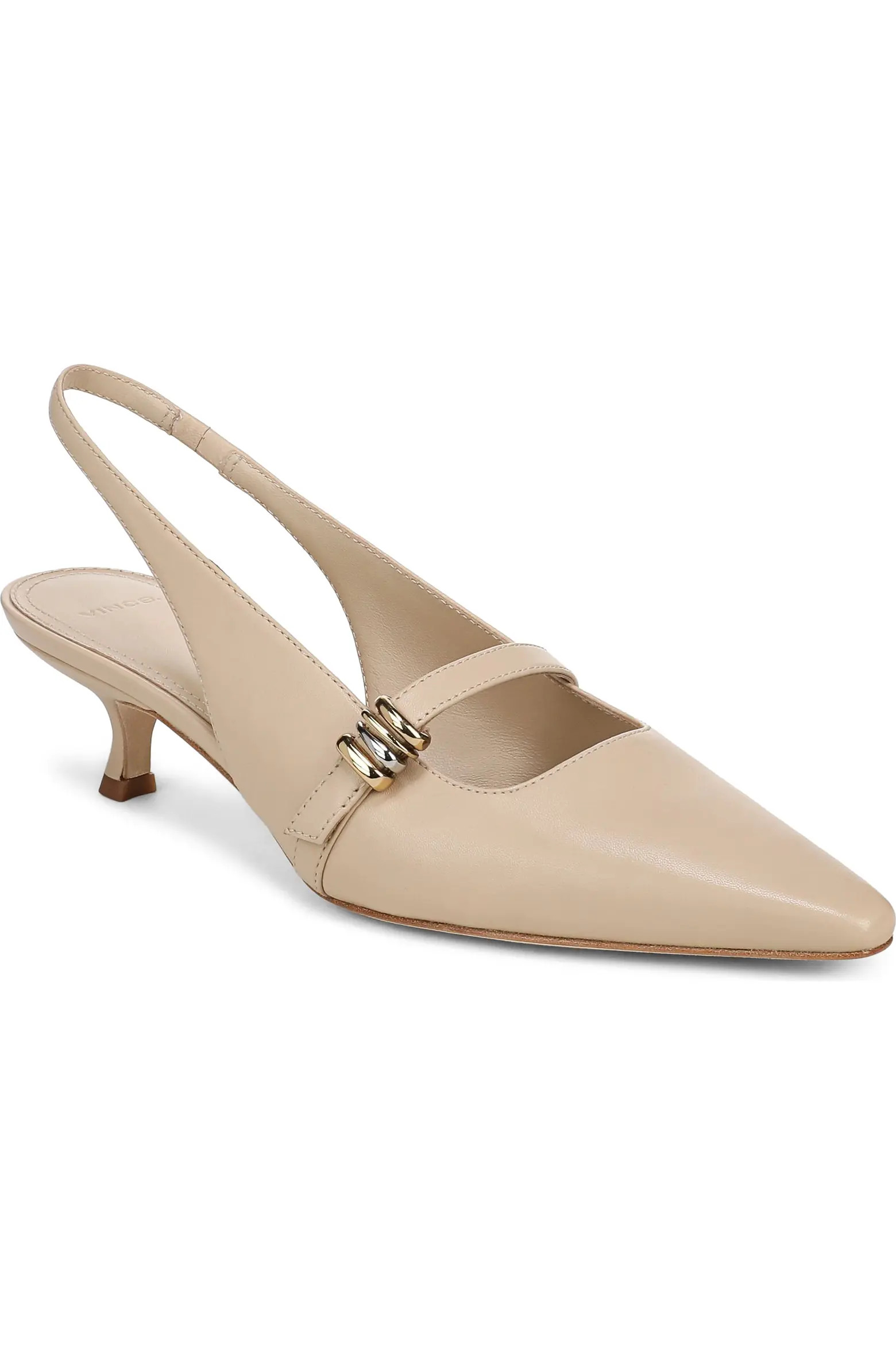 Sonya Kitten Heel Pointed Toe Slingback Sandal (Women) | Nordstrom | Nordstrom