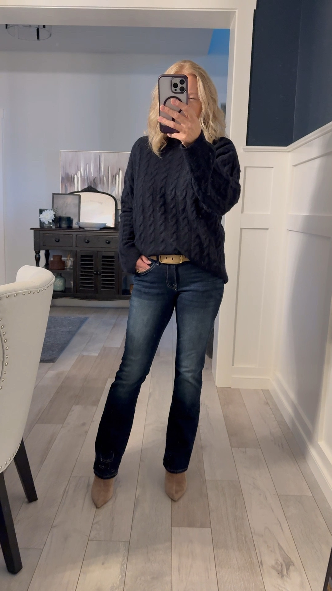 OOTD Feels like a navy on navy day! 
#fall #winter #outfitinspo #outfitidea #whattowear #businesscasual 

#LTKOver40 #LTKWorkwear #LTKStyleTip