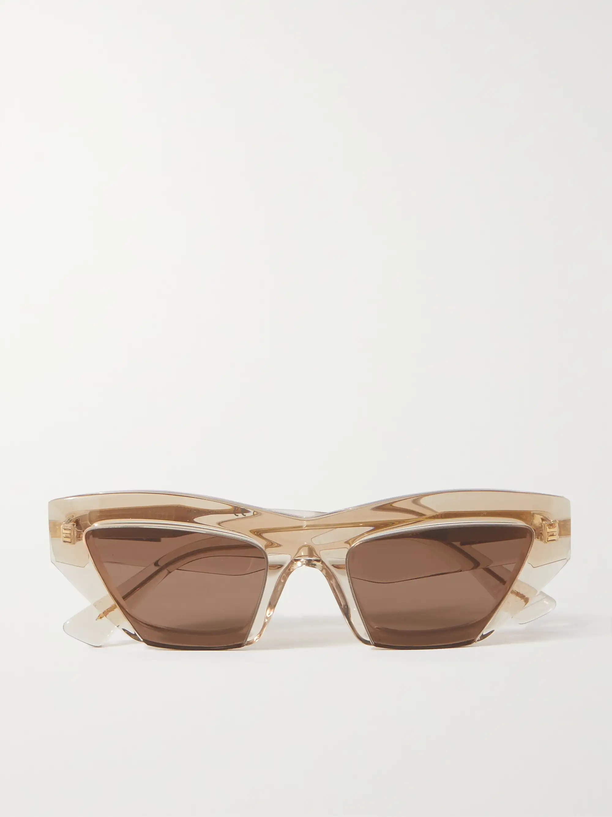 BOTTEGA VENETA EYEWEAREdgy cat-eye recycled-acetate and gold-tone sunglasses | NET-A-PORTER APAC