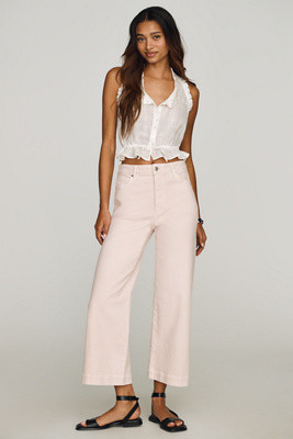 PAIGE Anessa High-Rise Crop Wide-Leg Jeans | Anthropologie (US)