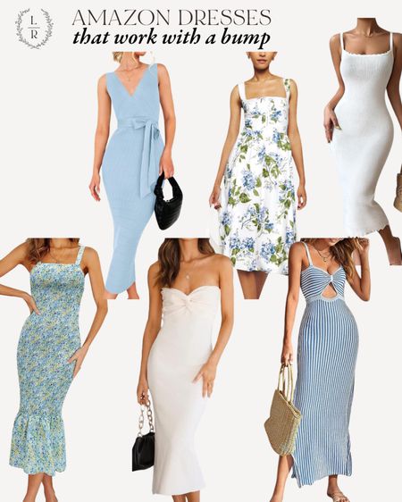 Amazon finds that work with a bump. Bump style. Maternity style. Under $50. Summer dresses  

#LTKunder50 #LTKstyletip #LTKbump