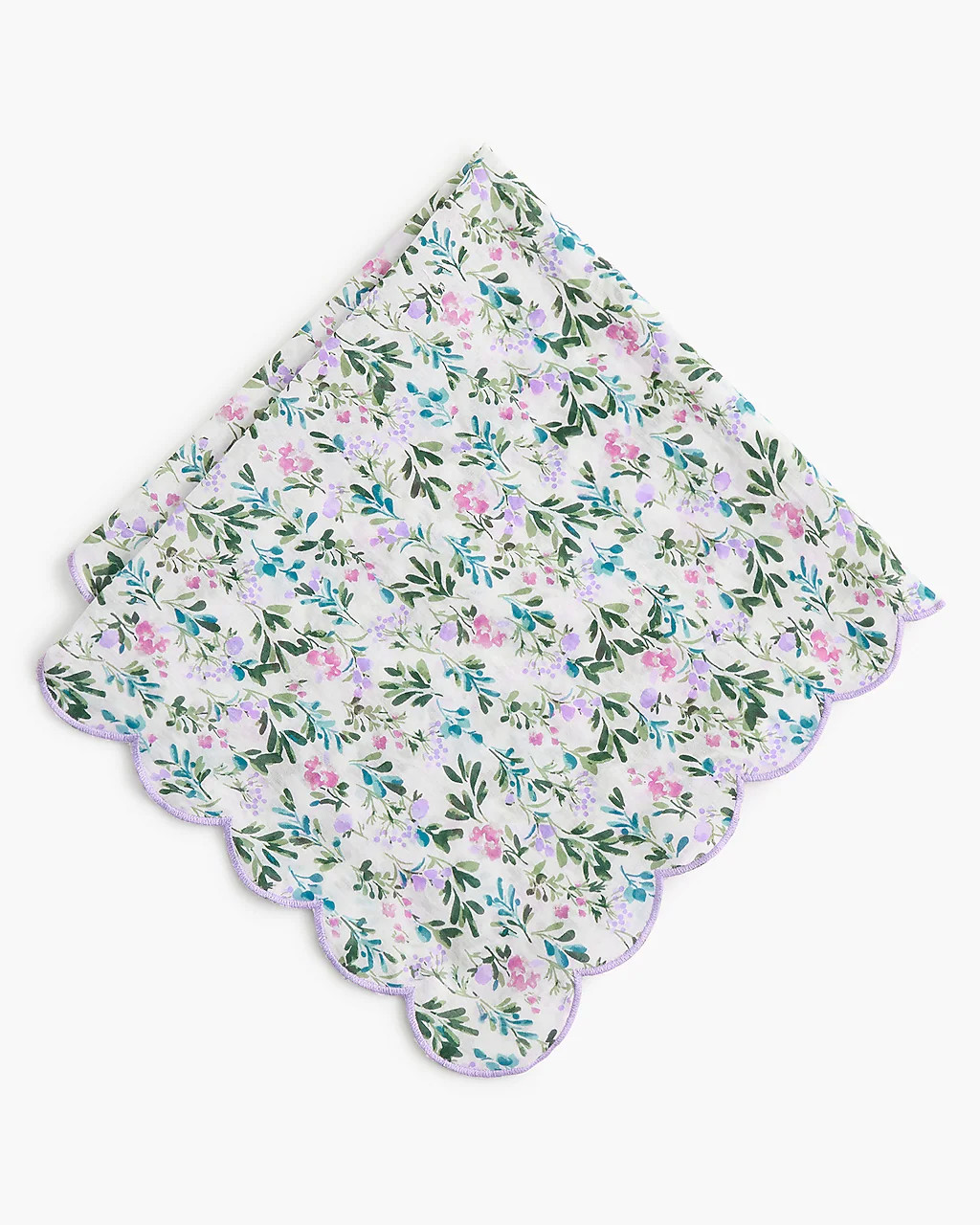 Cotton scalloped handkerchief | J.Crew Factory