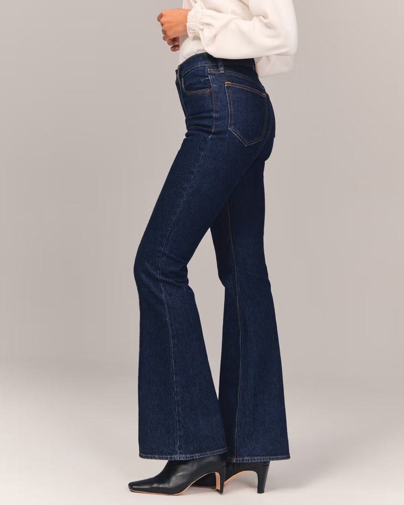Women's High Rise Vintage Flare Jean | Women's New Arrivals | Abercrombie.com | Abercrombie & Fitch (US)