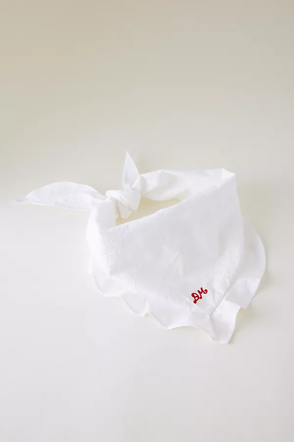 Damson Madder Fan Fan Embroidered Headscarf | Anthropologie (UK)