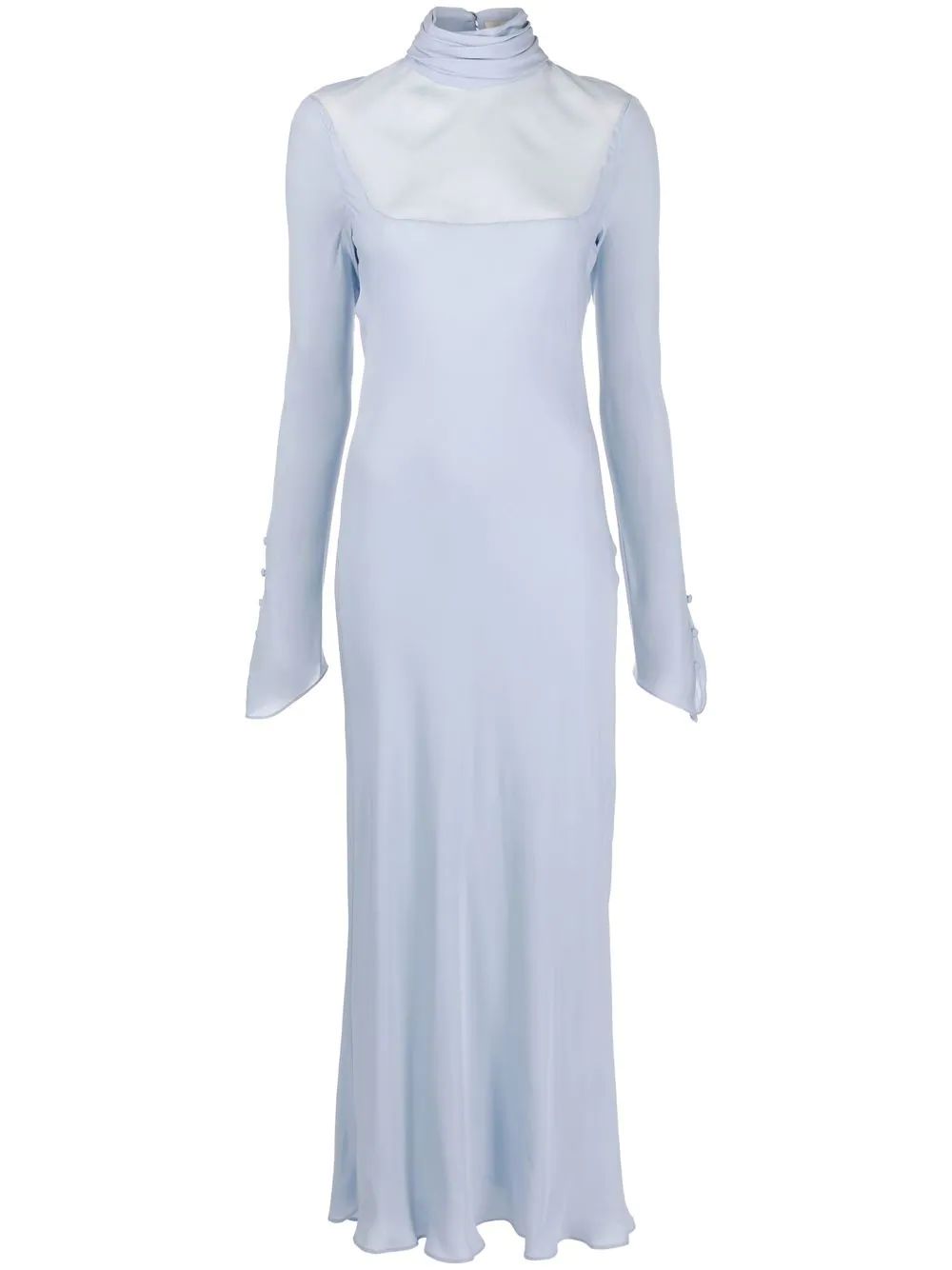 KHAITE The Leibel long-sleeve Dress - Farfetch | Farfetch Global