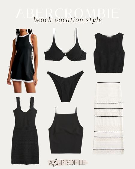 Vacation Outfits via Abercrombie // vacation outfit, vacation style, beach vacation, spring outfit, spring outfits, pool outfit, beach vacation, vacay style, vacay outfit