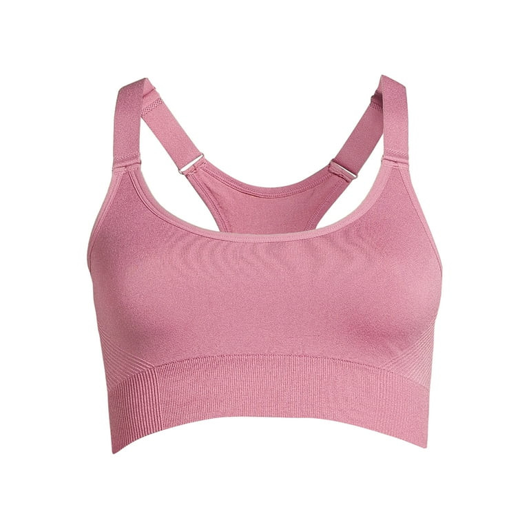 Avia Womens Seamless Moisture Wicking Keyhole Sports Bra, Style AV18198 | Walmart (US)