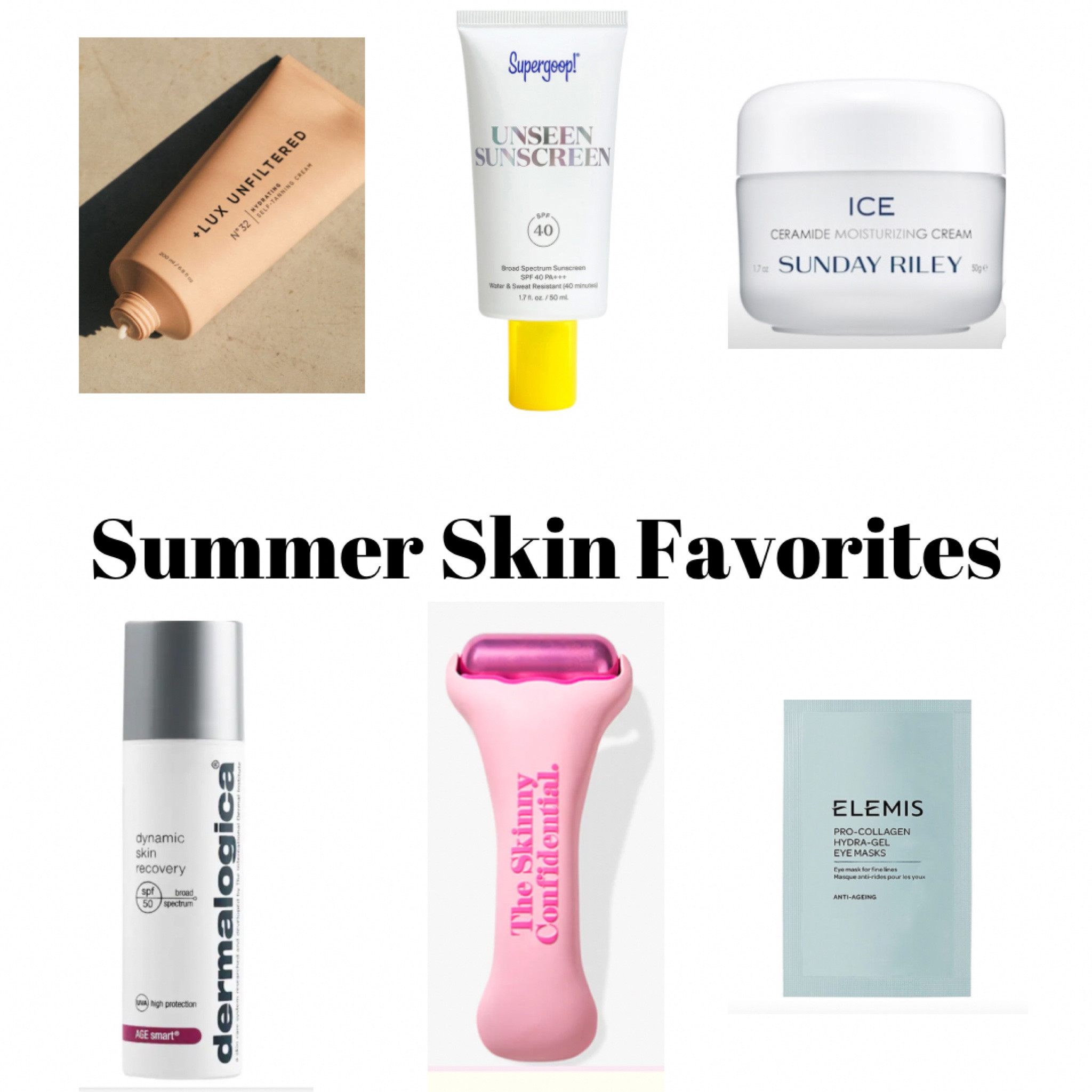 Favorite products for keeping my skin happy and hydrated this summer! I am an umbrella girl on the beach so I love a little self tan moment to bring that summer glow. 🌞

#LTKbeauty #LTKSeasonal #LTKunder100
