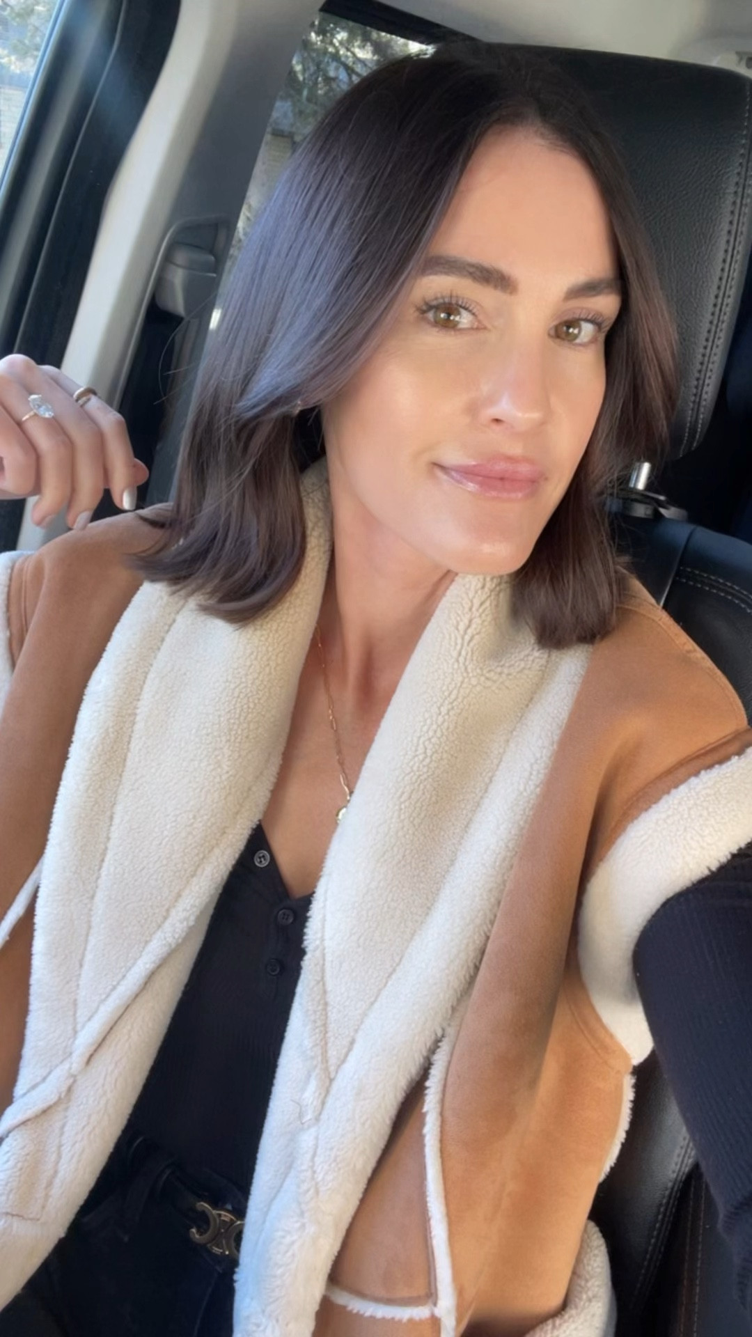 FASHION \ winter uniform: Henley long sleeve tee, denim and an oversized vest! Linking my skincare and favorite tinted moisturizer too!

#LTKSeasonal #LTKBeauty #LTKWatchNow