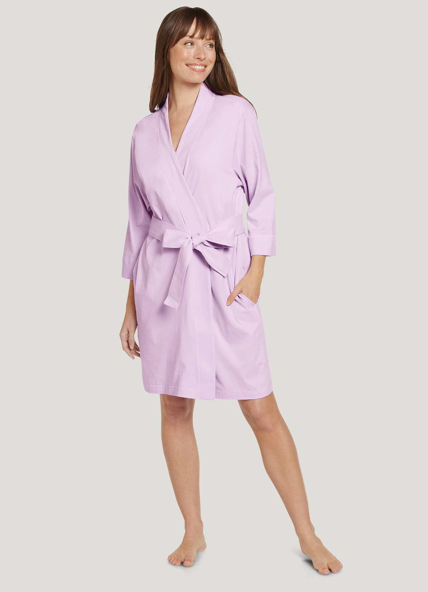 Jockey Everyday Essentials 100% Cotton Short Robe | Jockey