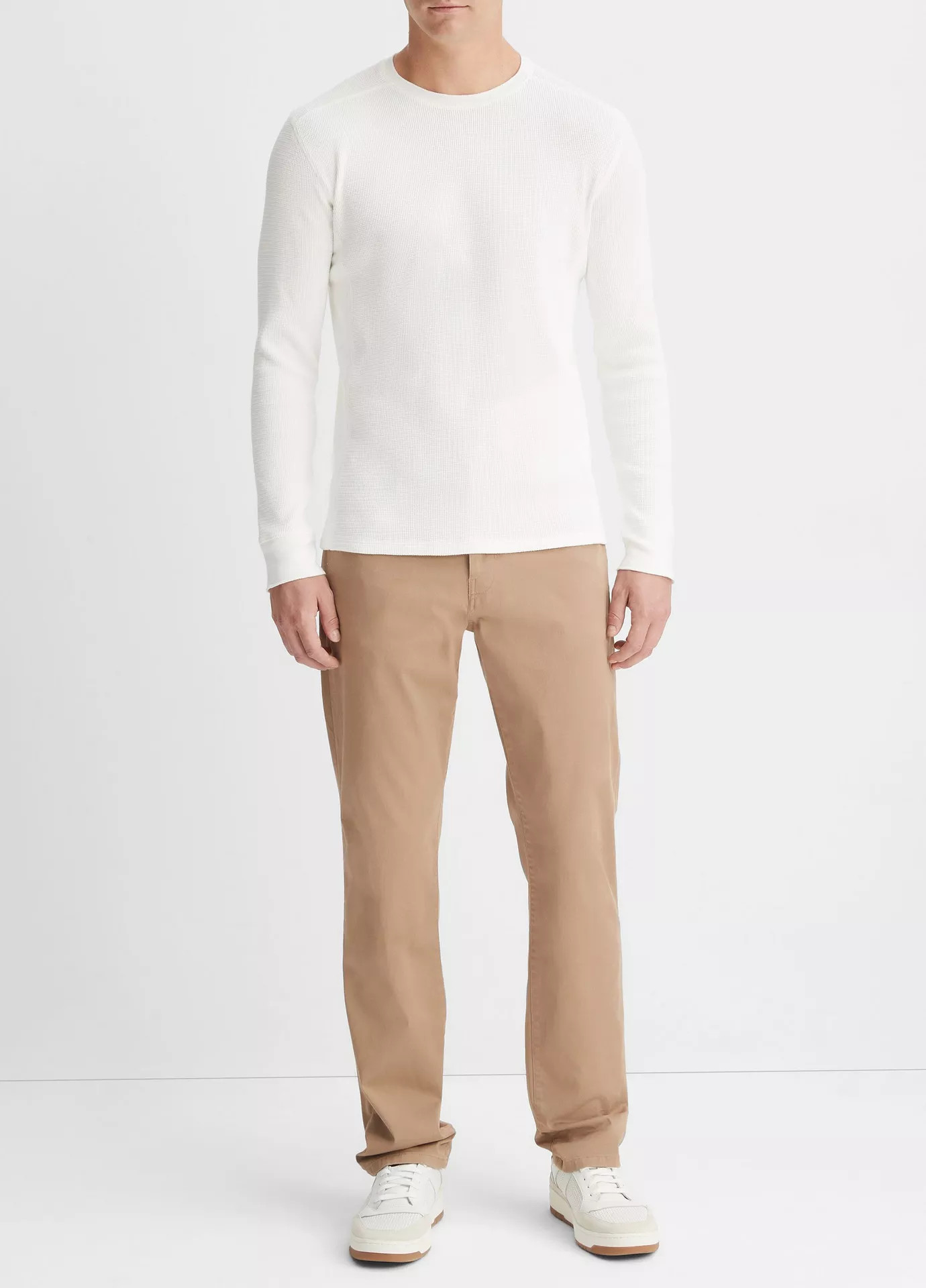 Thermal Long Sleeve Crew Neck Pullover | Vince LLC