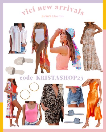 Vici new arrivals are so so so good!!!! You can shop and save using my code KRISTASHOP25 !!

#womensfashion #womensclothes #womensdress #womensheadscarf #dress #maxidress #womensshorts #denimshorts #duster #swimcover #slides #womensshoes #womensblouse #earrings

#LTKitbag #LTKstyletip #LTKSeasonal