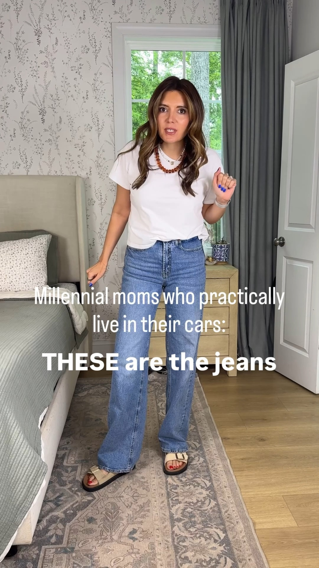 50% off sale at old navy! If you buy one thing, make it these jeans. Tts or size down in between. I’m 5’7” and wear a 2 tall. 

#LTKSaleAlert #LTKOver40 #LTKTall