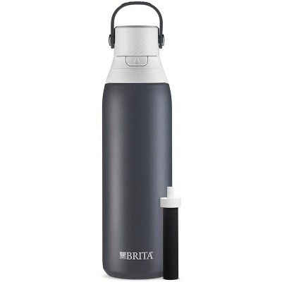 Brita 20oz Premium Double-Wall Stainless Steel Insulated Filtered Water Bottle | Target