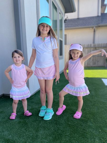 These girls are ready for golf in their lucky in love outfits  

#LTKfamily #LTKfitness #LTKkids