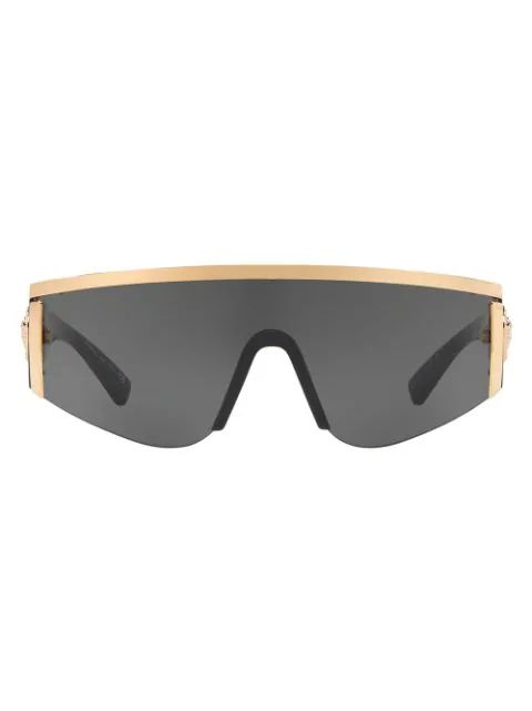 Versace Eyewear Tribute Visor Sunglasses - Farfetch | Farfetch (CA)