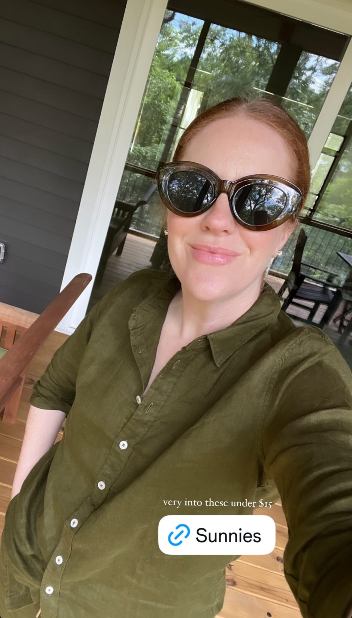 Oversized $15 sunglasses. Love!

#LTKFindsUnder50 #LTKSummerEdit #LTKOver40