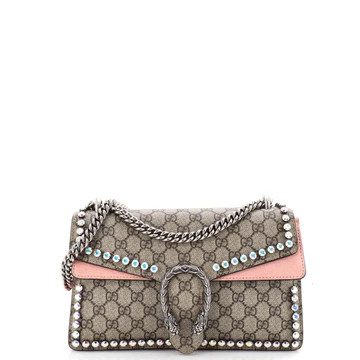 Dionysus Bag Crystal Embellished GG Coated Canvas Small | Rebag