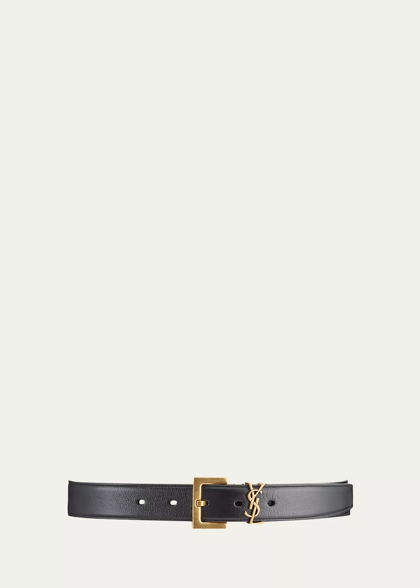 Laque YSL Monogram Leather Belt curated on LTK