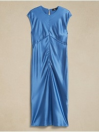 Claudette Silk Midi Dress | Banana Republic (US)