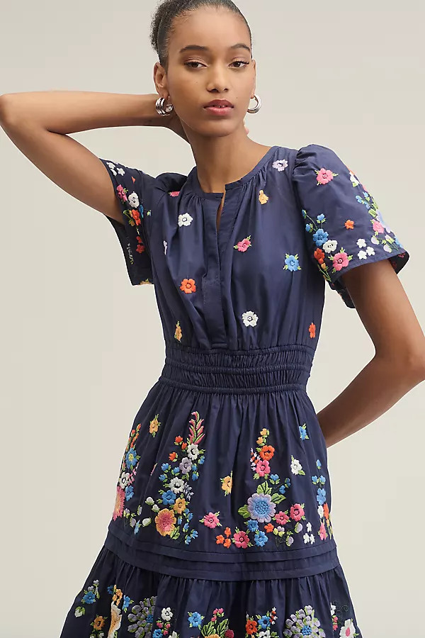 The Somerset Mini Dress: Embroidered Edition | Anthropologie (US)
