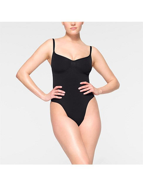 Skims Seamless Sculpt Thong Bodysuit | David Jones | David Jones (Australia & New Zealand)