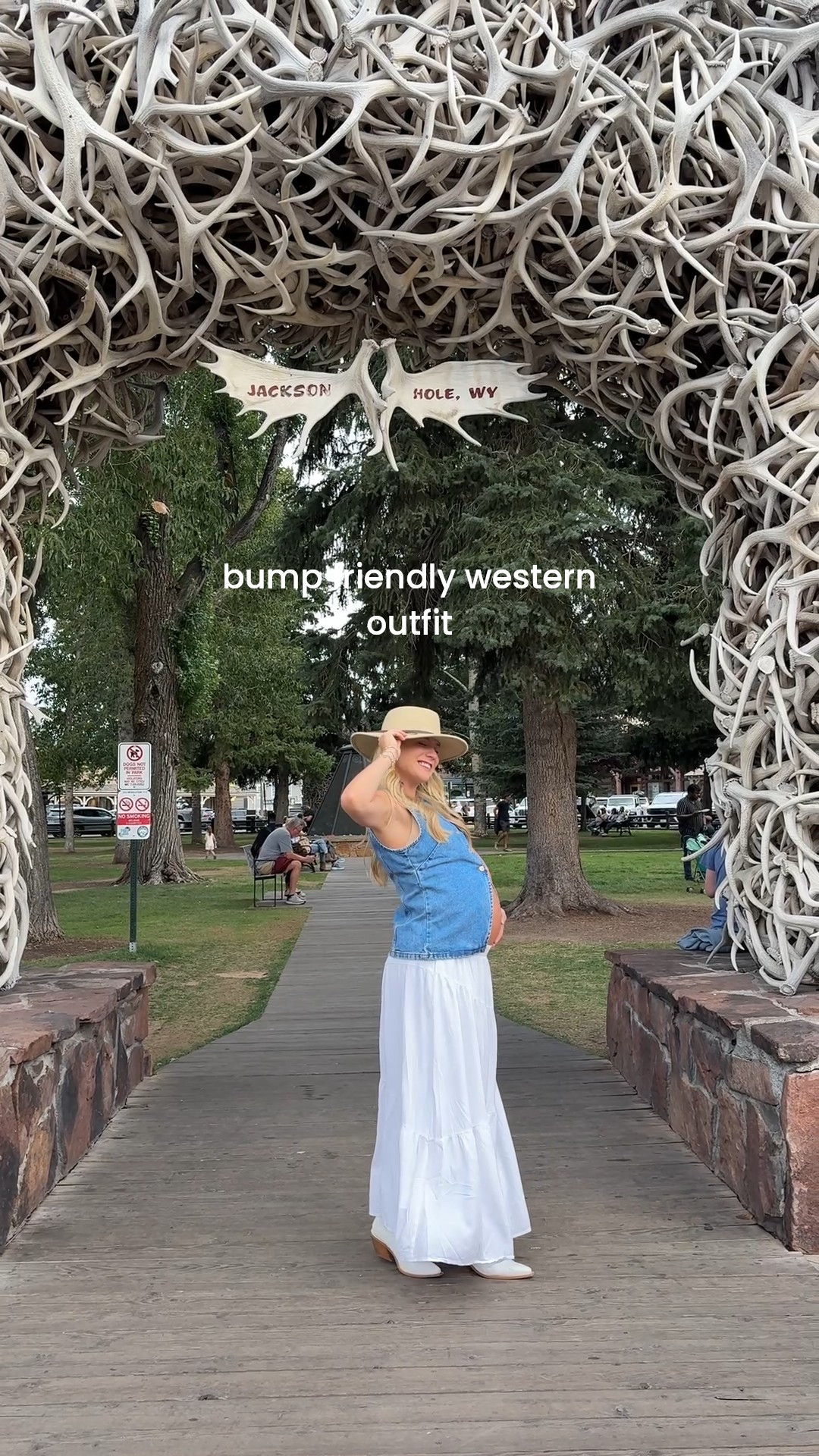 bump friendly rodeo outfit in jackson hole🤎

#LTKStyleTip #LTKFindsUnder100 #LTKBump