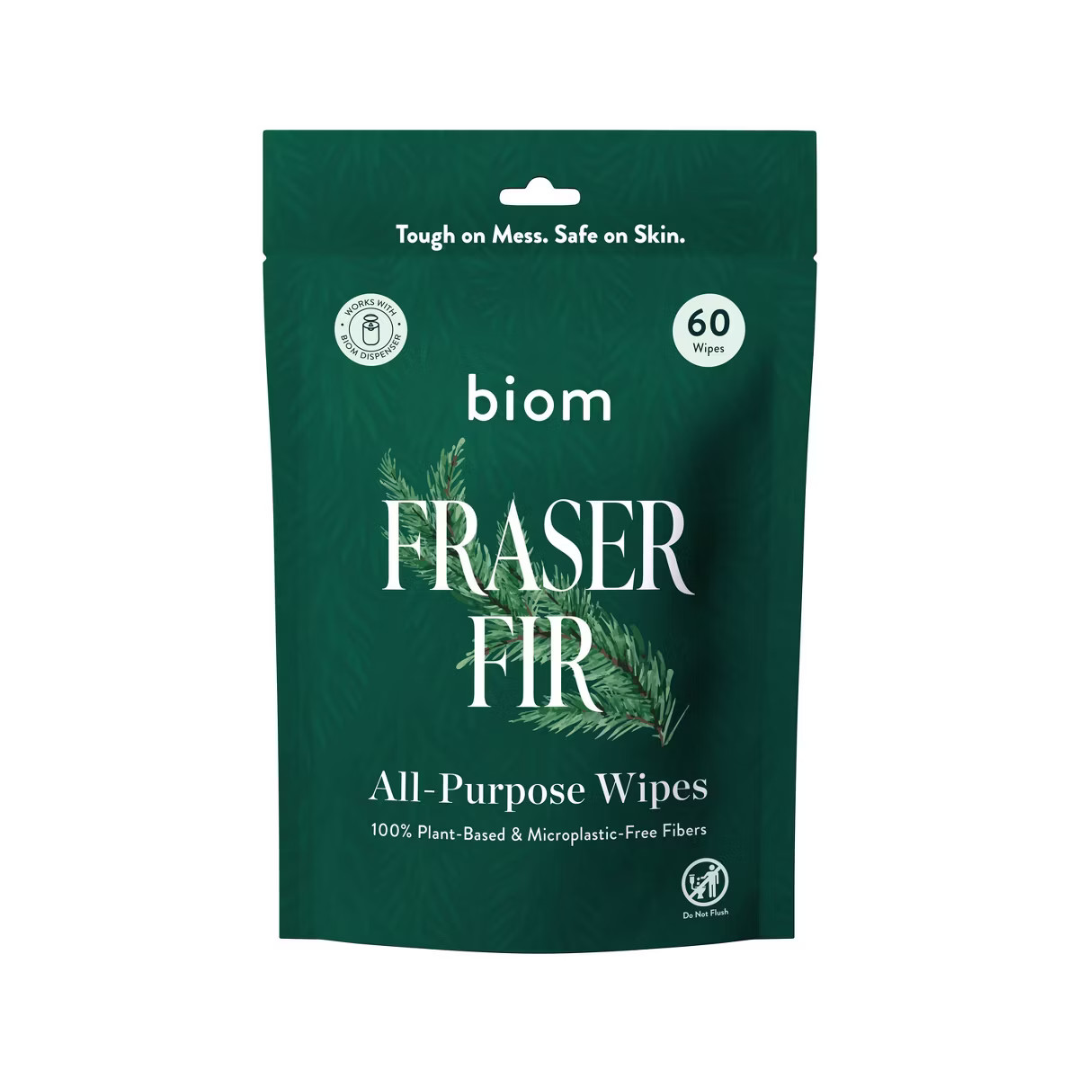 Biom Fraser Fir All-Purpose Cleaning Wipes Refill - 60ct | Target
