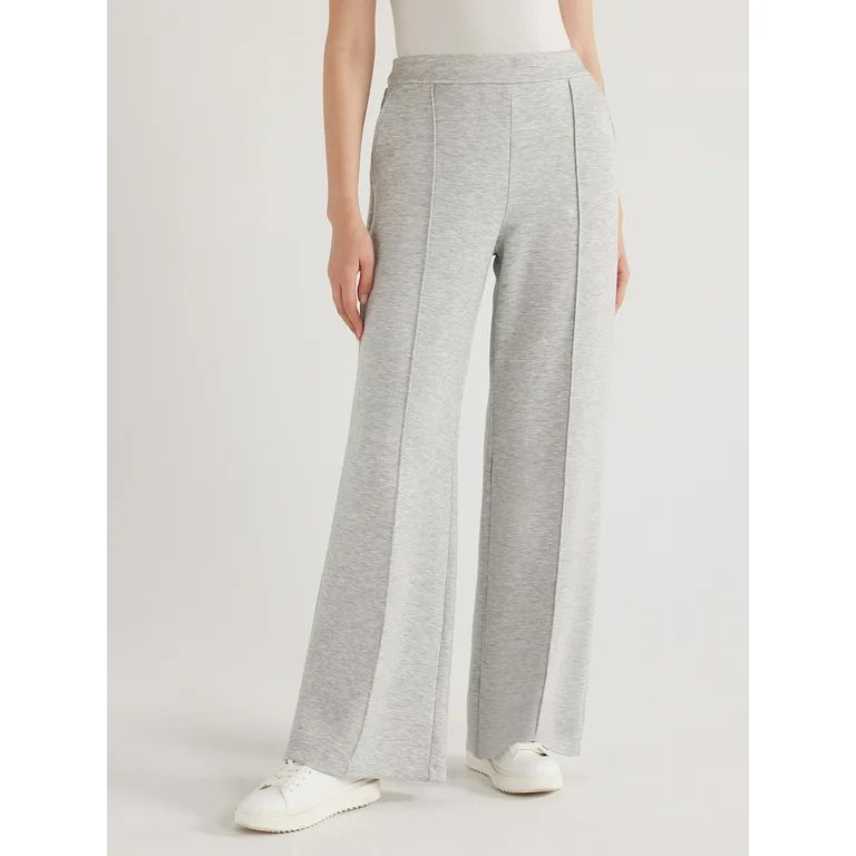 Scoop Women's Scuba Knit Trouser Pants, Sizes XS-XXL | Walmart (US)
